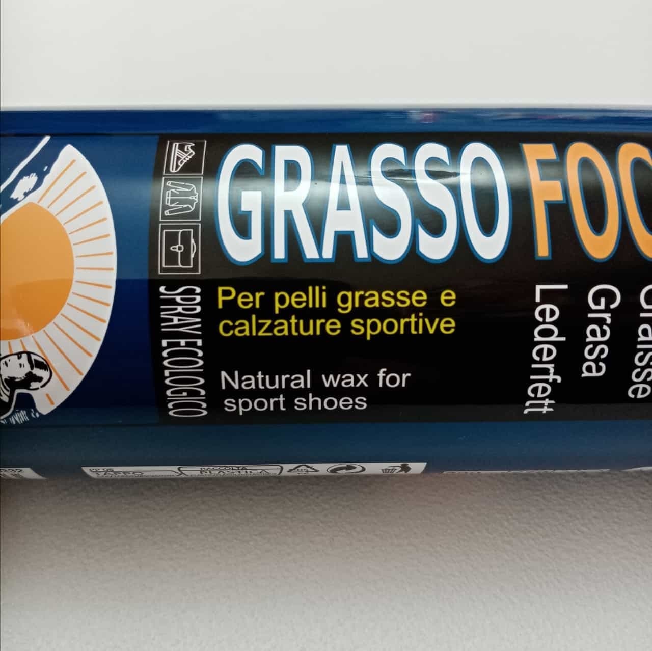 Grasso foca spray ecologico 200ml per pelli grasse e calzature sportive in Lucido per scarpe Aloiserw.com - Altomonte, commercioVirtuoso.it