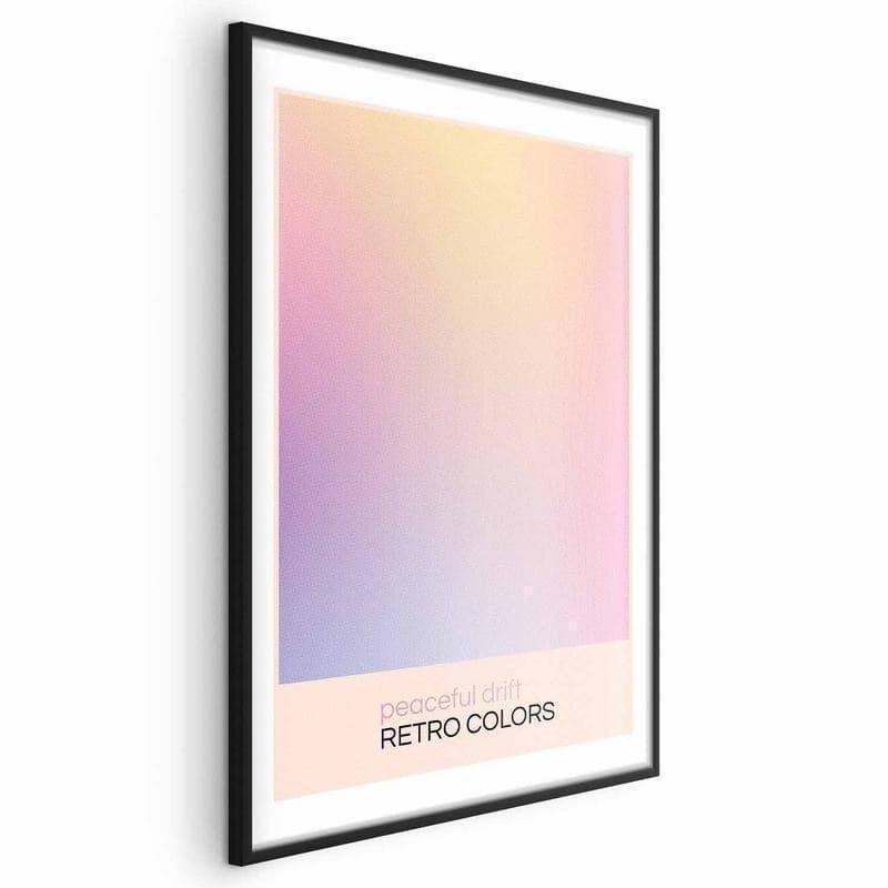 Poster - Peaceful Drift - Delicate Pastel Shades Creating a Harmonious Whole in Poster e stampe Collezione Casa - Trebisacce, commercioVirtuoso.it