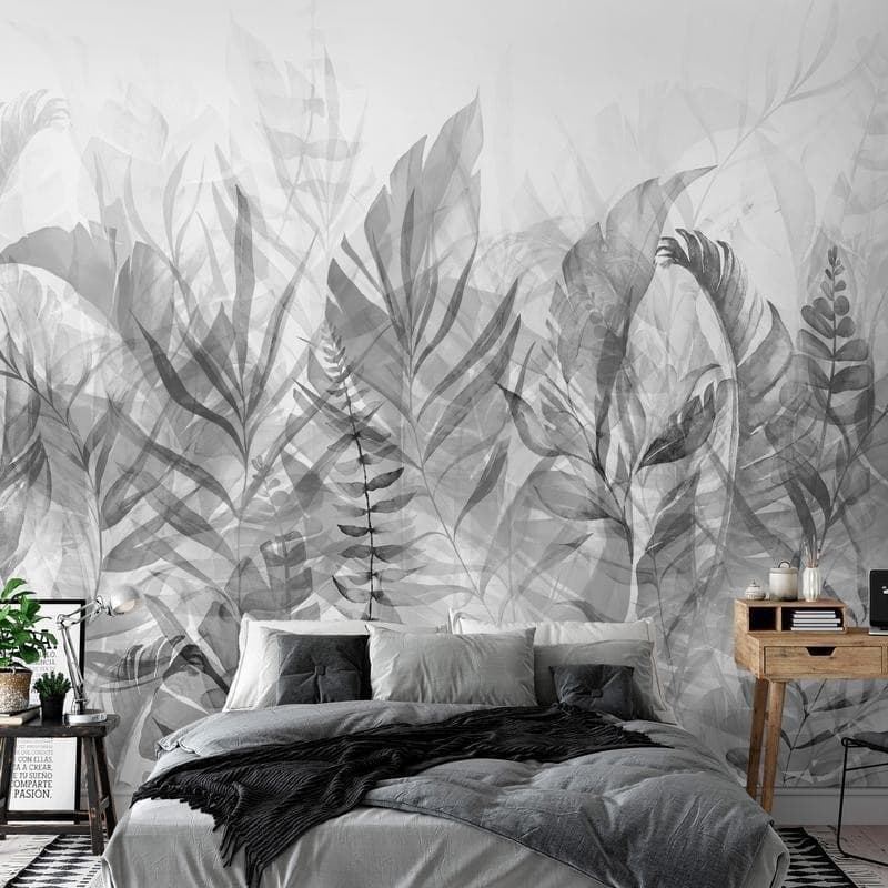 Fotomurale Magic Grove (Black and White) in Carta da parati Collezione Casa - Trebisacce, commercioVirtuoso.it