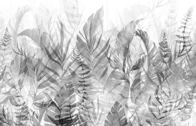 Fotomurale Magic Grove (Black and White) in Carta da parati Collezione Casa - Trebisacce, commercioVirtuoso.it