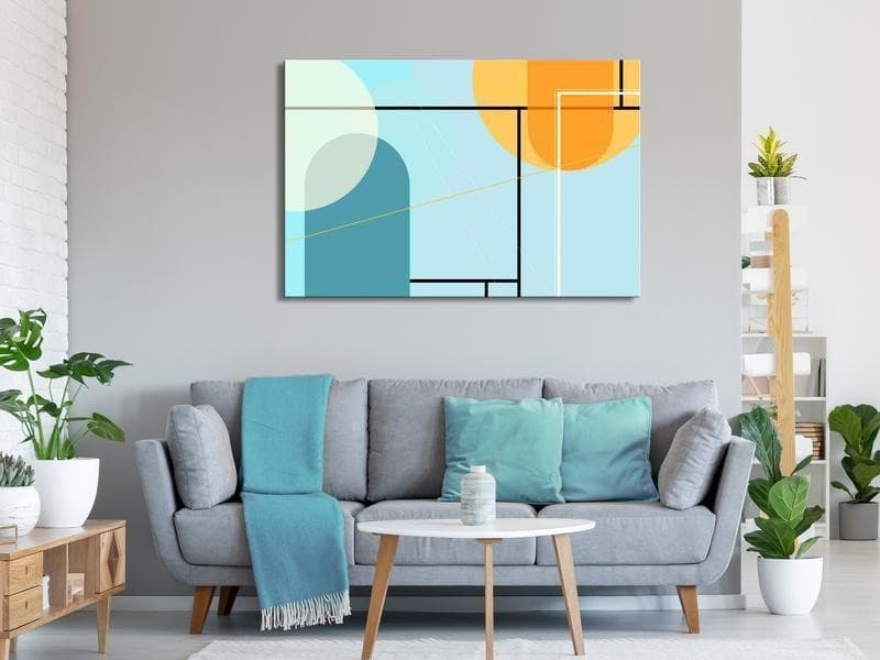 Quadro Arranged Ocean (1 Part) Wide in Poster e stampe Collezione Casa - Trebisacce, commercioVirtuoso.it