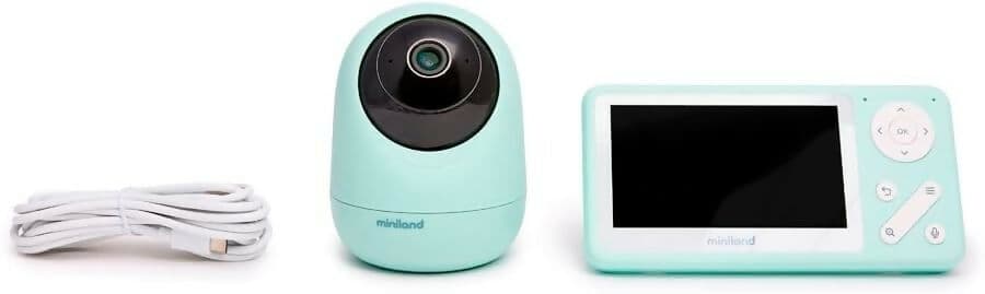 Miniland Digimonitor Anywhere Baby Monitor Dual con Telecamera Motorizzata | Monitor 4,2” e App Mobile | Visione Notturna, Registrazione SD, Comunicazione Bidirezionale in Monitor video Sanitaria Gioia del Bimbo - Villa San Giovanni, commercioVirtuoso.it