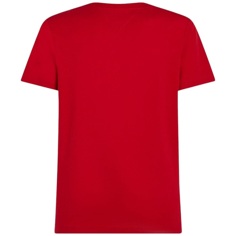 Tommy Hilfiger t-shirt rossa con stampa MW0MW38621XLD T-shirt Tommy Hilfiger