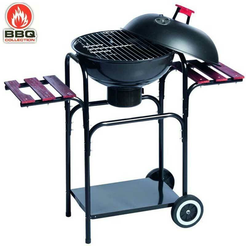 Barbecue a Carbone in Acciaio Con Coperchio e Ruote Griglia 46 cm BBQ Collection in Barbecue a carbone Esplodia - Napoli, commercioVirtuoso.it