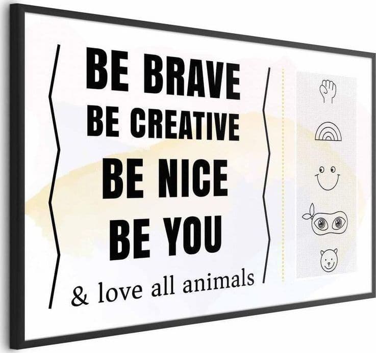 Poster - Be Yourself in Poster e stampe Collezione Casa - Trebisacce, commercioVirtuoso.it