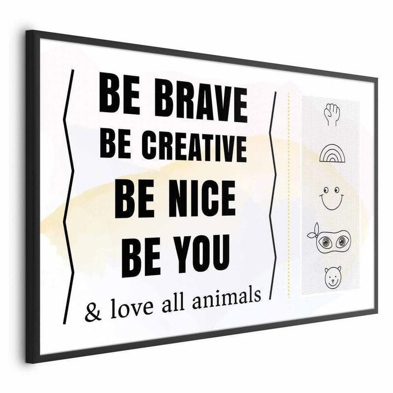 Poster - Be Yourself in Poster e stampe Collezione Casa - Trebisacce, commercioVirtuoso.it