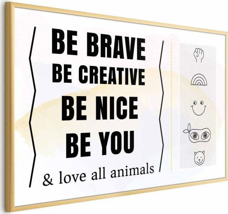 Poster - Be Yourself in Poster e stampe Collezione Casa - Trebisacce, commercioVirtuoso.it