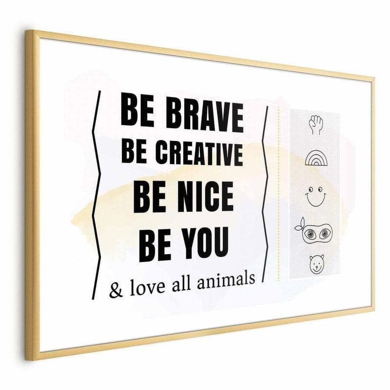 Poster - Be Yourself in Poster e stampe Collezione Casa - Trebisacce, commercioVirtuoso.it