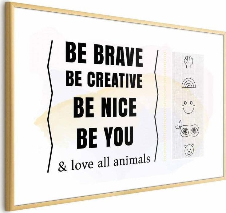 Poster - Be Yourself in Poster e stampe Collezione Casa - Trebisacce, commercioVirtuoso.it