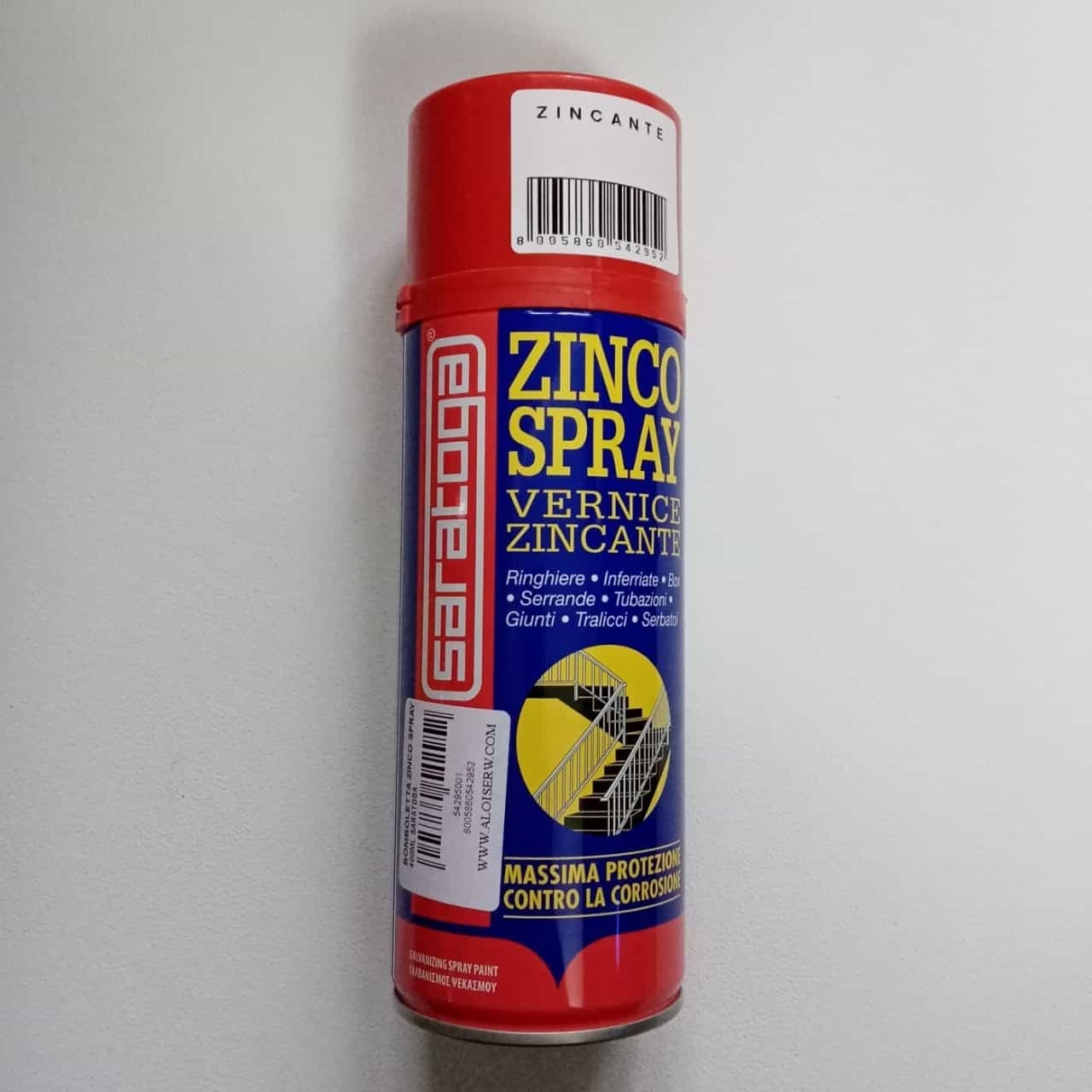 Zinco Spray 400ml vernice zincante per galvanizzare a freddo in Vernice a spray Aloiserw.com - Altomonte, commercioVirtuoso.it