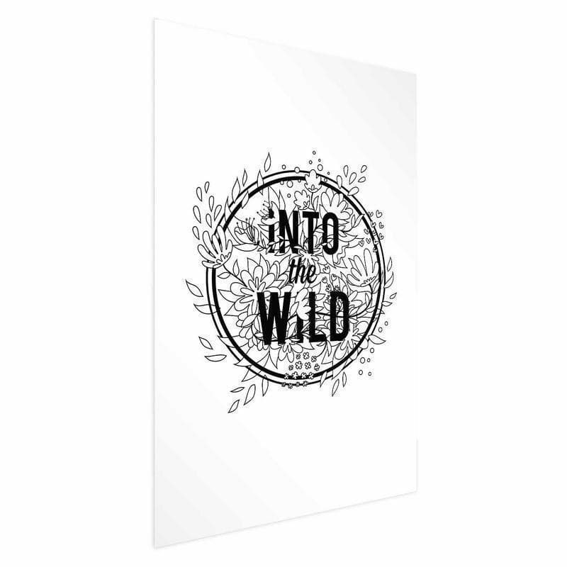 Poster - Into the Wild in Poster e stampe Collezione Casa - Trebisacce, commercioVirtuoso.it