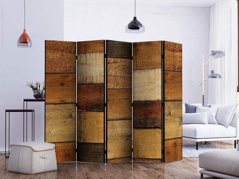 Paravento Wooden Textures II [divisori da interno] in Paraventi Collezione Casa - Trebisacce, commercioVirtuoso.it