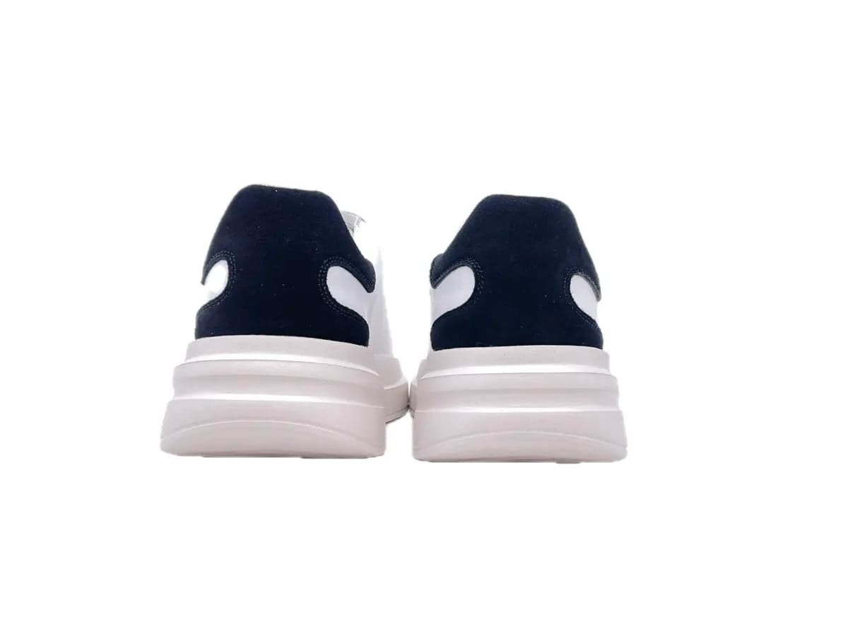 GUESS Sneaker Uomo white black con stringhe logate in Sneaker casual Calzature Durello - Agna, commercioVirtuoso.it