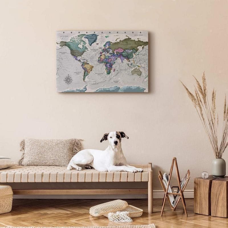 Quadro World Destinations (1 Part) Wide in Poster e stampe Collezione Casa - Trebisacce, commercioVirtuoso.it