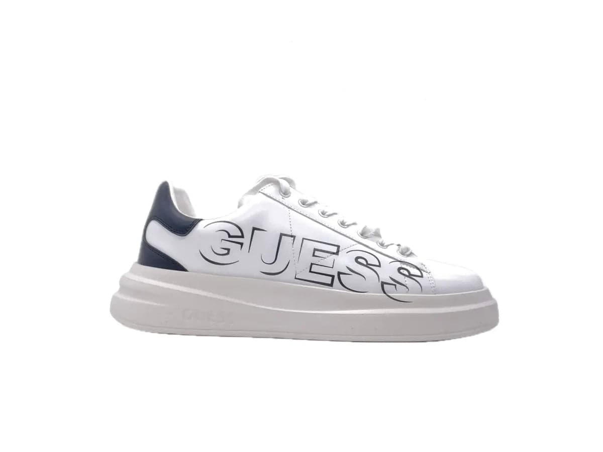 GUESS Sneaker Uomo White Black in Sneaker casual Calzature Durello - Agna, commercioVirtuoso.it