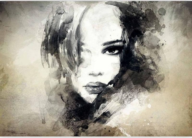 Fotomurale Ragazza misteriosa in Carta da parati Collezione Casa - Trebisacce, commercioVirtuoso.it