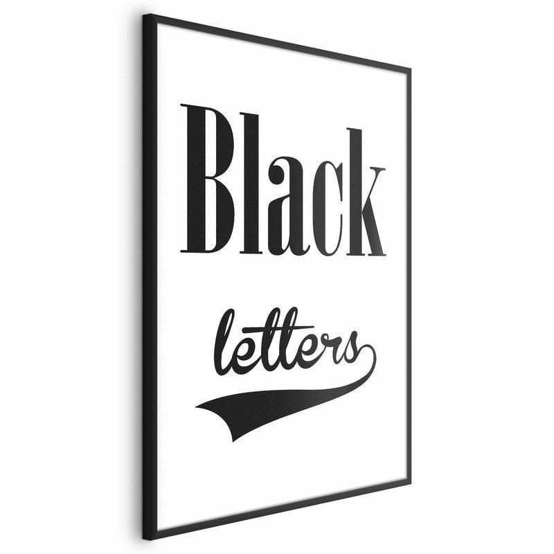 Poster - Black Letters in Buste per biglietti di auguri e di invito Collezione Casa - Trebisacce, commercioVirtuoso.it