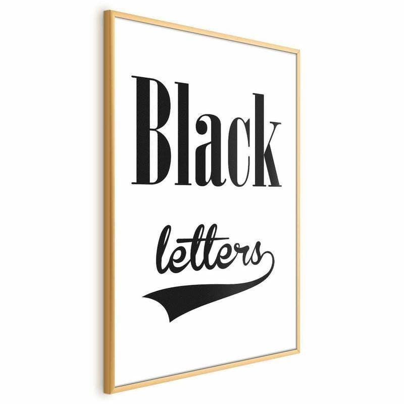 Poster - Black Letters in Buste per biglietti di auguri e di invito Collezione Casa - Trebisacce, commercioVirtuoso.it