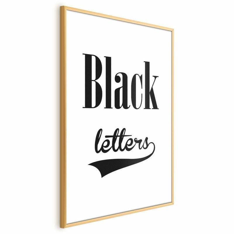 Poster - Black Letters in Buste per biglietti di auguri e di invito Collezione Casa - Trebisacce, commercioVirtuoso.it