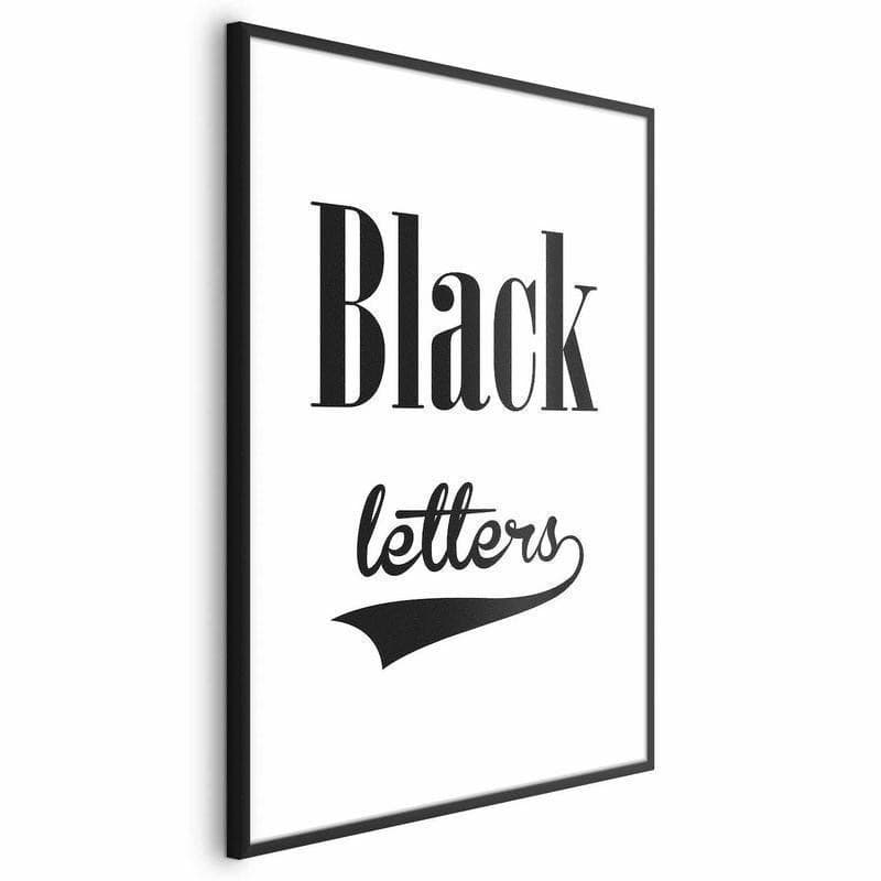Poster - Black Letters in Buste per biglietti di auguri e di invito Collezione Casa - Trebisacce, commercioVirtuoso.it