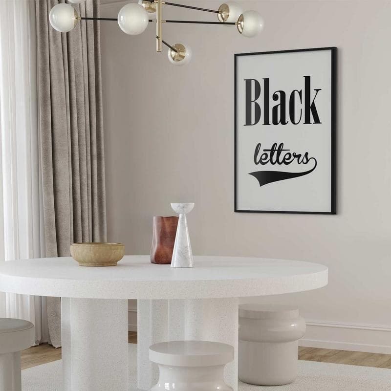 Poster - Black Letters in Buste per biglietti di auguri e di invito Collezione Casa - Trebisacce, commercioVirtuoso.it