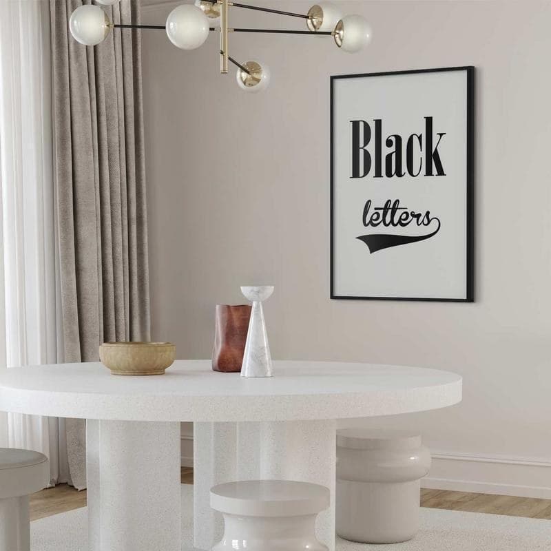 Poster - Black Letters in Buste per biglietti di auguri e di invito Collezione Casa - Trebisacce, commercioVirtuoso.it