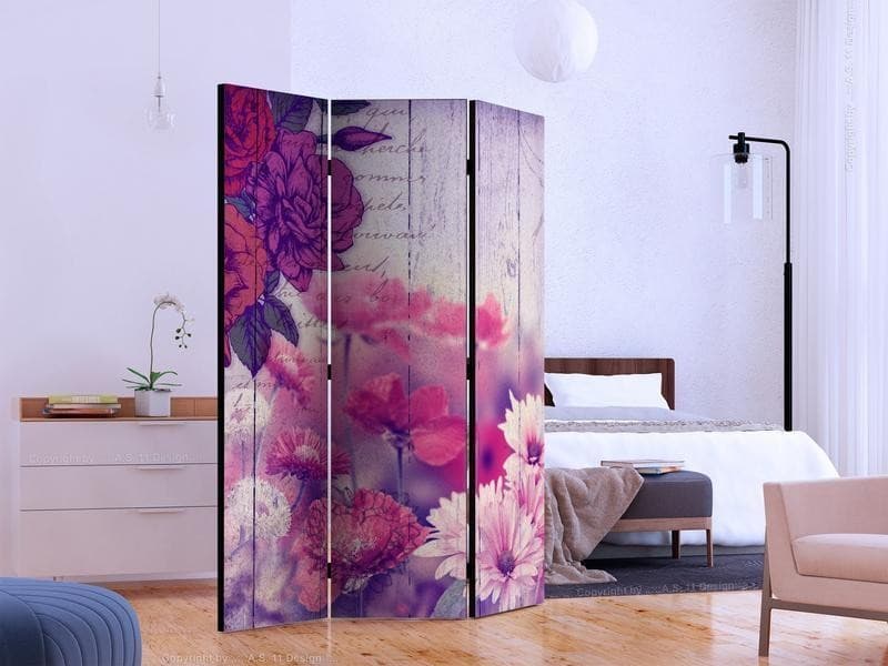 Paravento Flowers Memories [Room Dividers] in Paraventi Collezione Casa - Trebisacce, commercioVirtuoso.it