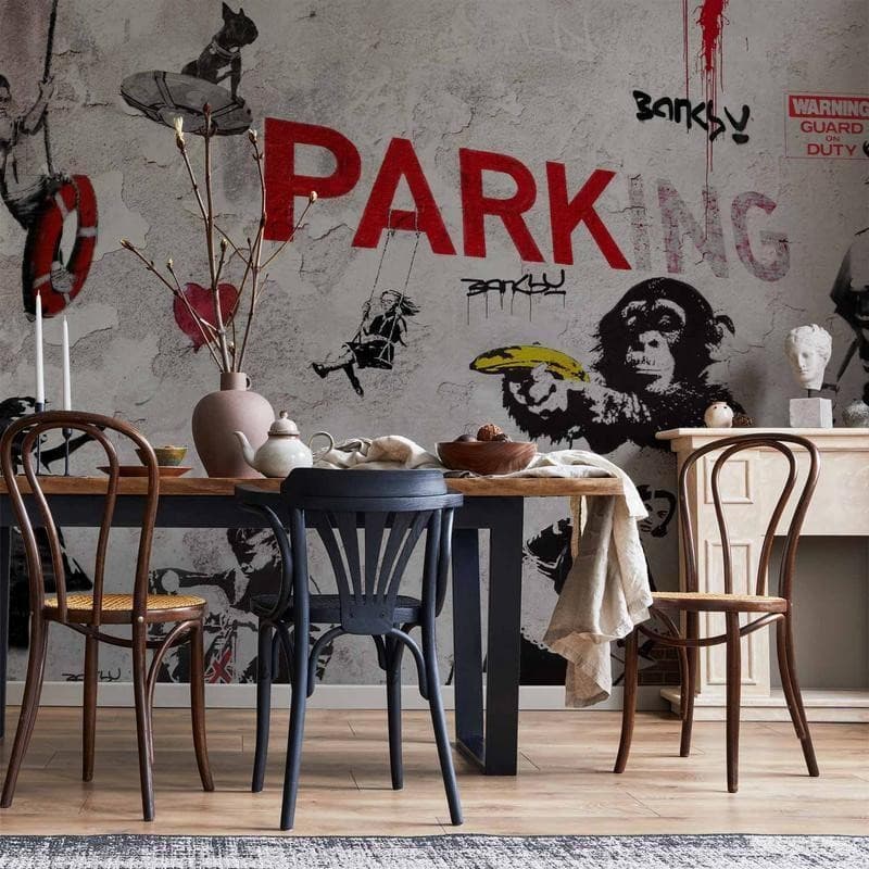 Fotomurale [Banksy] Graffiti Diveristy in Carta da parati Collezione Casa - Trebisacce, commercioVirtuoso.it