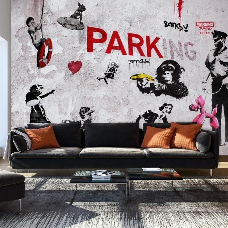 Fotomurale [Banksy] Graffiti Diveristy in Carta da parati Collezione Casa - Trebisacce, commercioVirtuoso.it