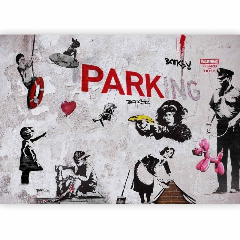 Fotomurale [Banksy] Graffiti Diveristy in Carta da parati Collezione Casa - Trebisacce, commercioVirtuoso.it