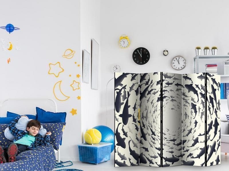 Paravento Fish Swirl II [divisori da interno] in Paraventi Collezione Casa - Trebisacce, commercioVirtuoso.it