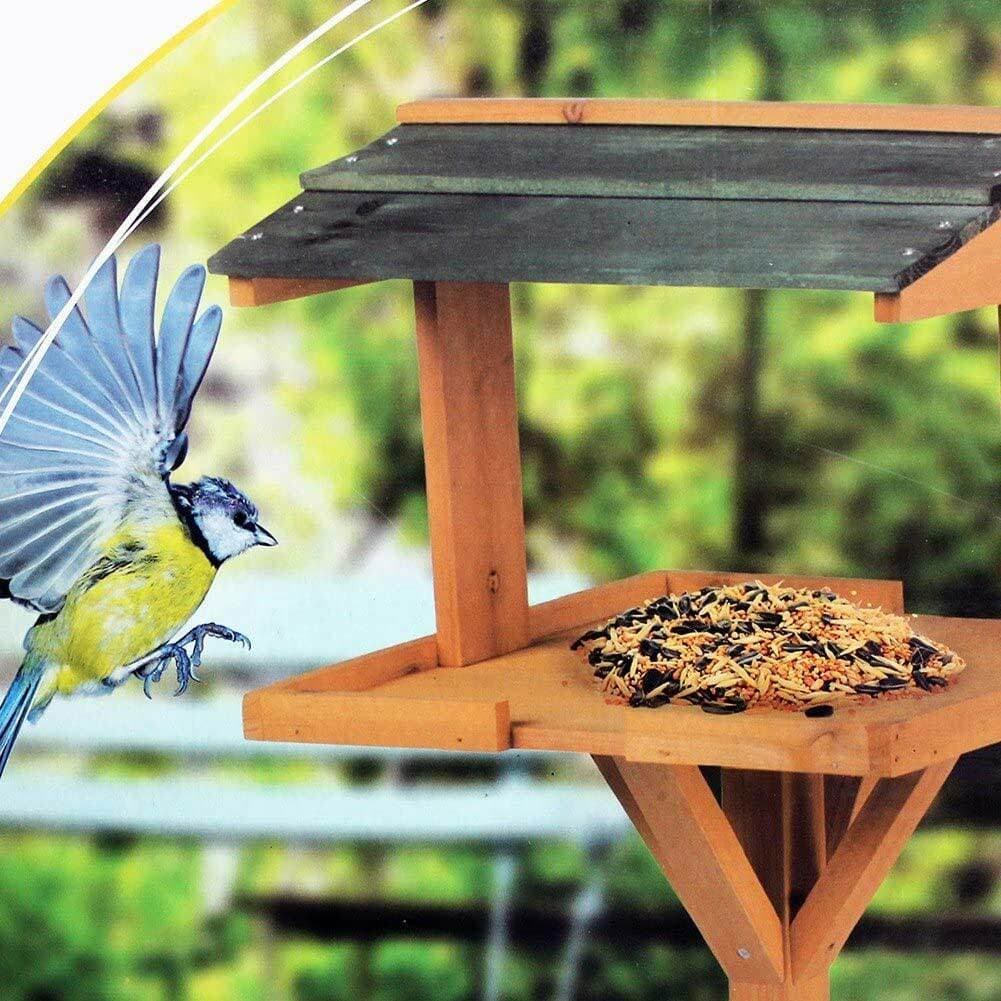 Casetta Mangiatoia per Uccelli da Giardino Bird House in Legno 115x35x35cm in Nidi Esplodia - Napoli, commercioVirtuoso.it