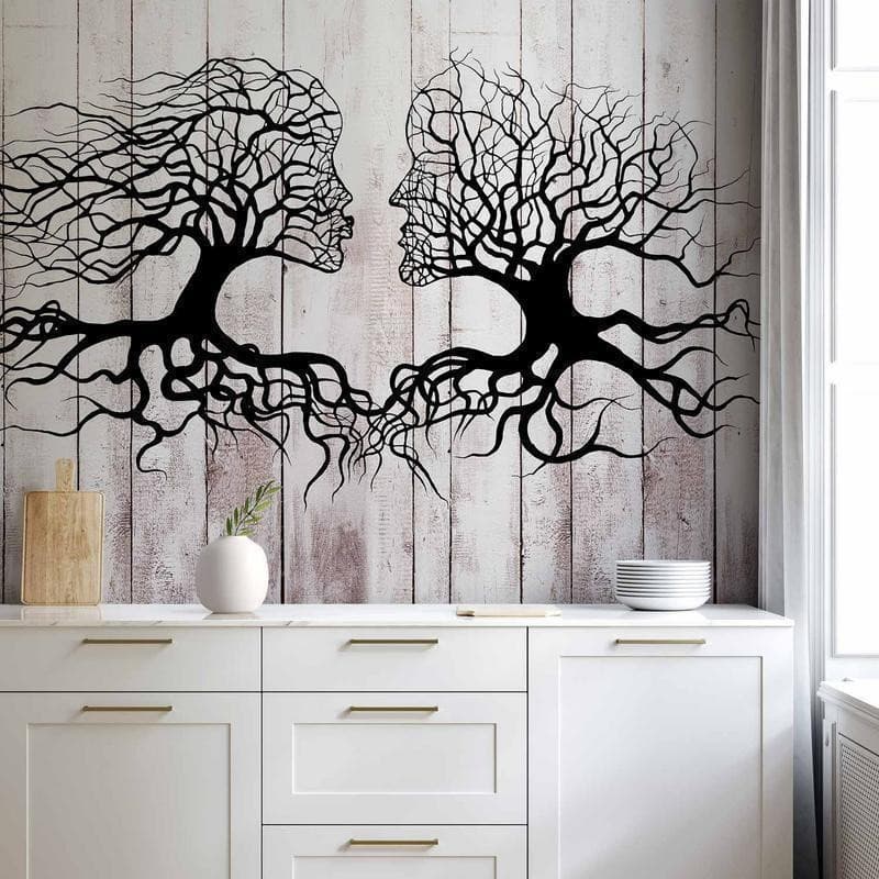Fotomurale Bacio degli alberi in Carta da parati Collezione Casa - Trebisacce, commercioVirtuoso.it