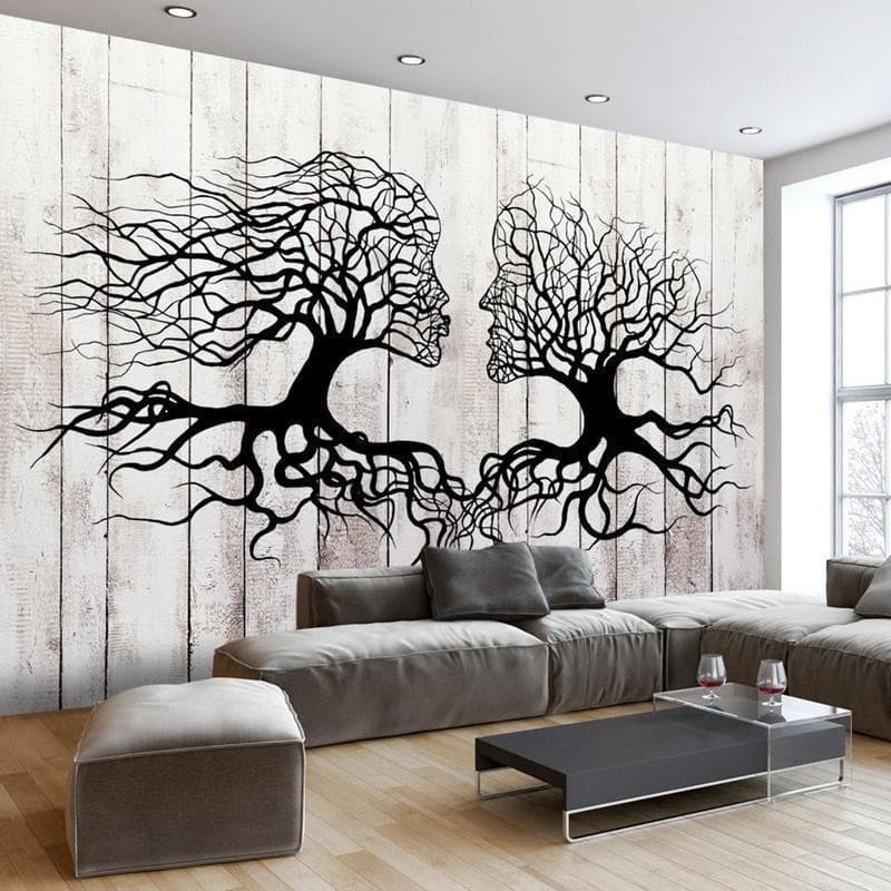 Fotomurale Bacio degli alberi in Carta da parati Collezione Casa - Trebisacce, commercioVirtuoso.it