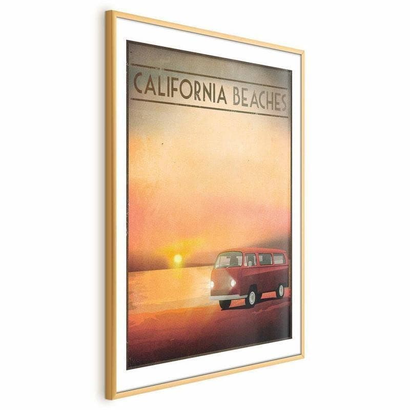 Poster - California Beaches in Poster e stampe Collezione Casa - Trebisacce, commercioVirtuoso.it