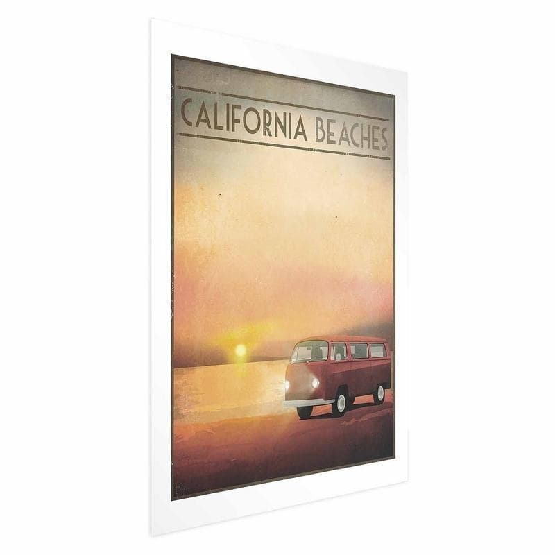 Poster - California Beaches in Poster e stampe Collezione Casa - Trebisacce, commercioVirtuoso.it