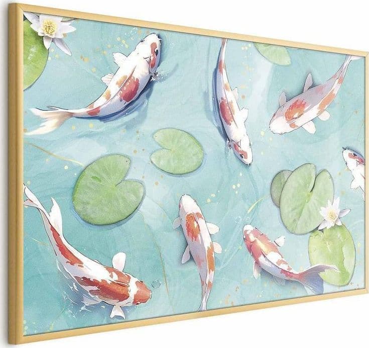 Poster - Pond in Japan in Poster e stampe Collezione Casa - Trebisacce, commercioVirtuoso.it