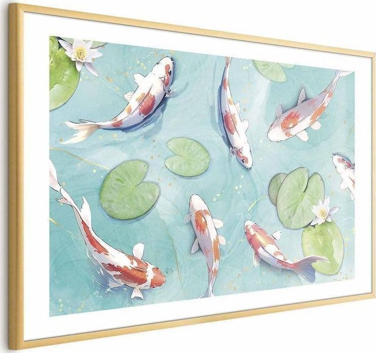 Poster - Pond in Japan in Poster e stampe Collezione Casa - Trebisacce, commercioVirtuoso.it