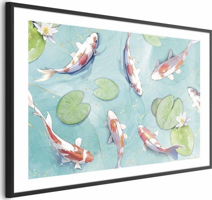 Poster - Pond in Japan in Poster e stampe Collezione Casa - Trebisacce, commercioVirtuoso.it