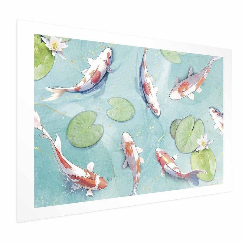 Poster - Pond in Japan in Poster e stampe Collezione Casa - Trebisacce, commercioVirtuoso.it