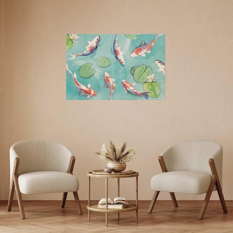Poster - Pond in Japan in Poster e stampe Collezione Casa - Trebisacce, commercioVirtuoso.it