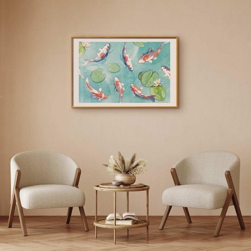 Poster - Pond in Japan in Poster e stampe Collezione Casa - Trebisacce, commercioVirtuoso.it