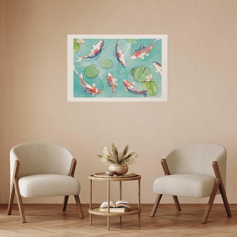 Poster - Pond in Japan in Poster e stampe Collezione Casa - Trebisacce, commercioVirtuoso.it