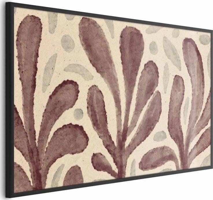 Poster - Leaves and Spots - large trembling shapes inspired by Matisse in Poster e stampe Collezione Casa - Trebisacce, commercioVirtuoso.it