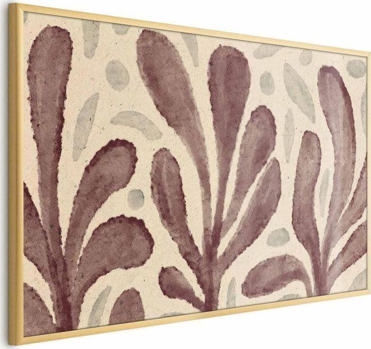Poster - Leaves and Spots - large trembling shapes inspired by Matisse in Poster e stampe Collezione Casa - Trebisacce, commercioVirtuoso.it