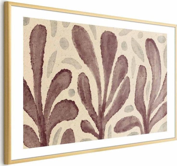 Poster - Leaves and Spots - large trembling shapes inspired by Matisse in Poster e stampe Collezione Casa - Trebisacce, commercioVirtuoso.it
