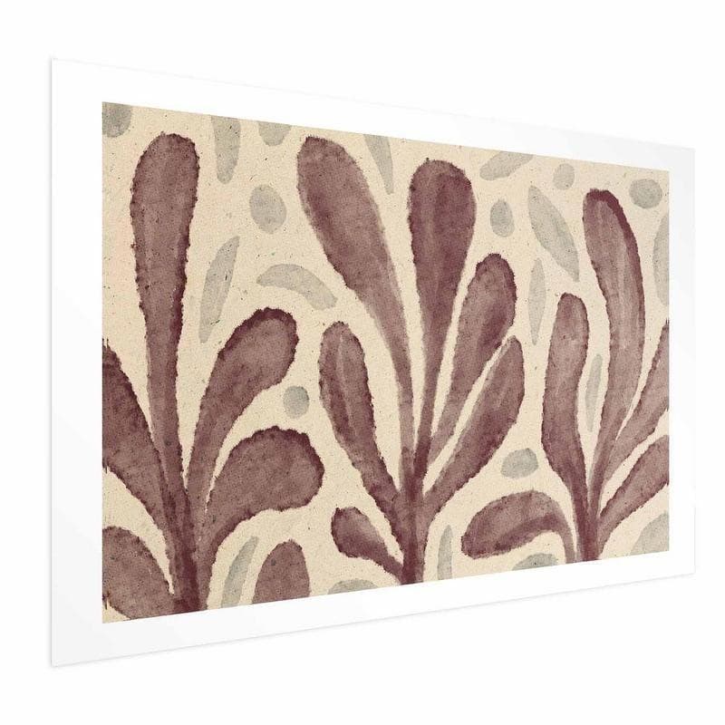 Poster - Leaves and Spots - large trembling shapes inspired by Matisse in Poster e stampe Collezione Casa - Trebisacce, commercioVirtuoso.it
