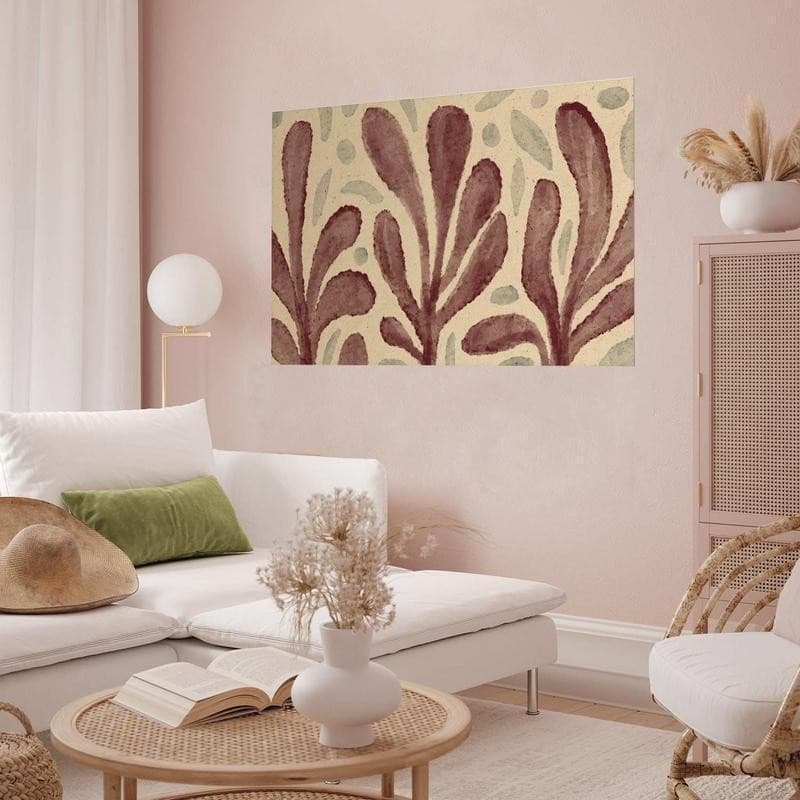 Poster - Leaves and Spots - large trembling shapes inspired by Matisse in Poster e stampe Collezione Casa - Trebisacce, commercioVirtuoso.it