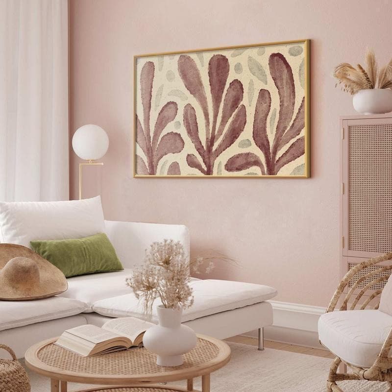 Poster - Leaves and Spots - large trembling shapes inspired by Matisse in Poster e stampe Collezione Casa - Trebisacce, commercioVirtuoso.it