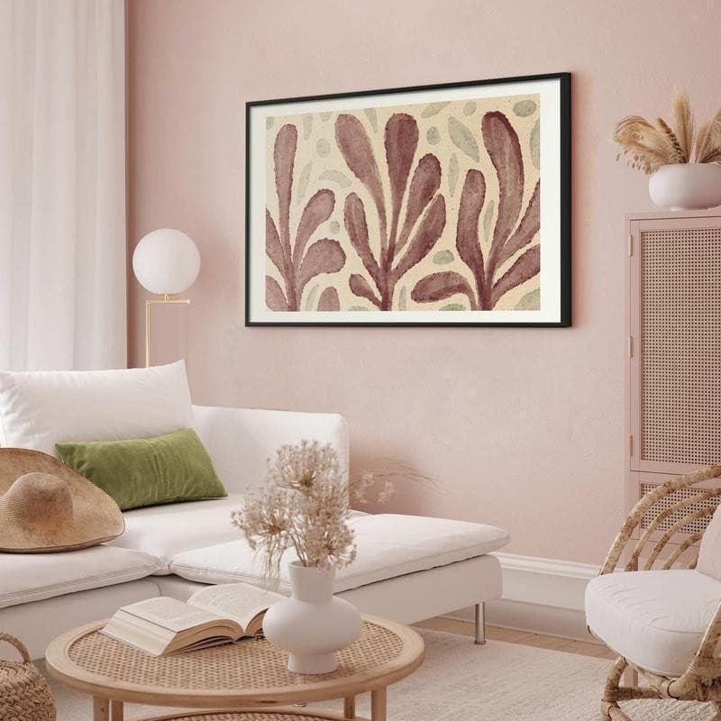 Poster - Leaves and Spots - large trembling shapes inspired by Matisse in Poster e stampe Collezione Casa - Trebisacce, commercioVirtuoso.it